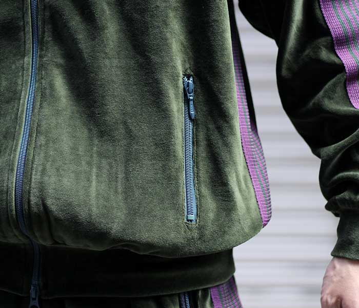 ニードルズ NEEDLES ベロア トラックジャケット ジャージ 2021FW