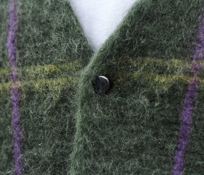 ニードルズ NEEDLES ウィンドウペン モヘアカーディガン Mohair