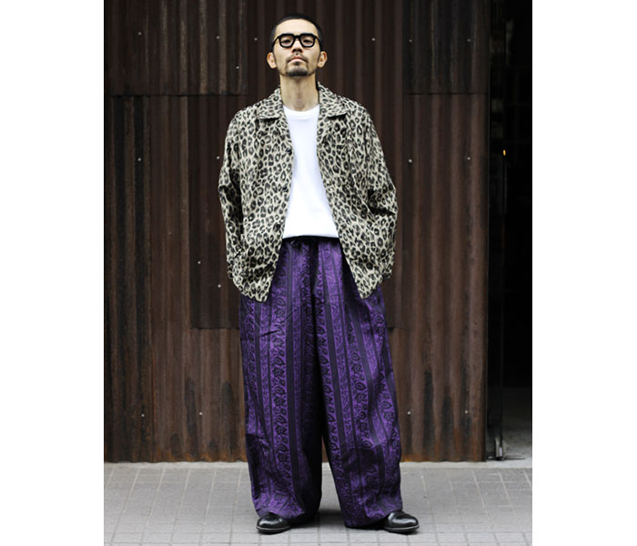ニードルズ NEEDLES ペイズリーストライプ ヒザデルパンツ