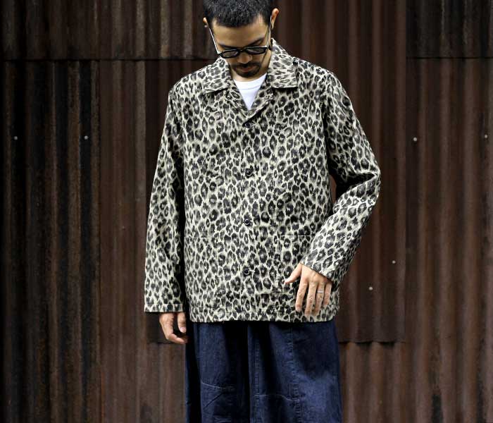 ニードルズ NEEDLES ヒョウ柄 カバナシャツ L/S Cabana Shirt ニードルズ NEEDLES ヒョウ柄 カバナシャツ L/S Cabana Shirt