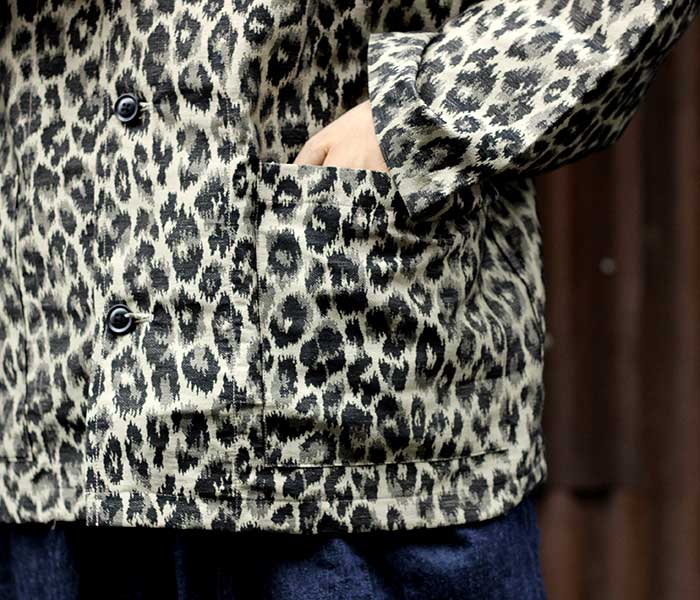 ニードルズ NEEDLES ヒョウ柄 カバナシャツ L/S Cabana Shirt