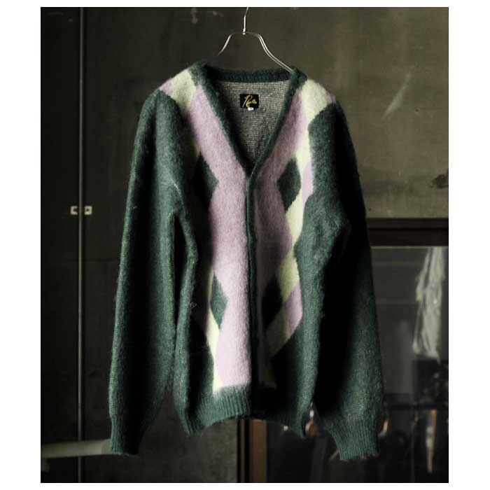 ニードルズ NEEDLES Diamond モヘア カーディガン Mohair ニードルズ NEEDLES Diamond モヘア カーディガン Mohair