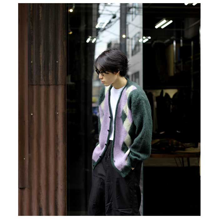 ニードルズ NEEDLES Diamond モヘア カーディガン Mohair