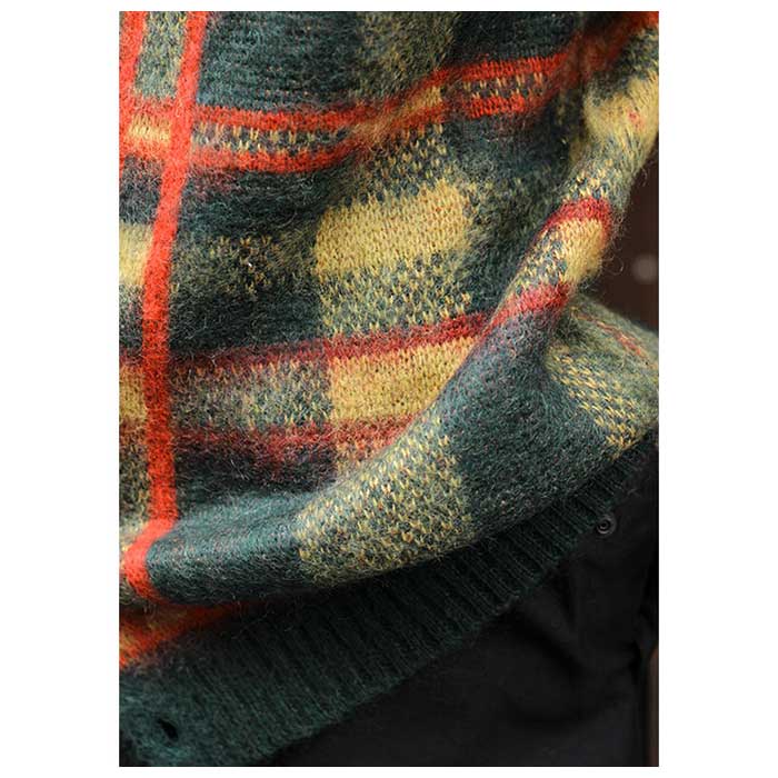 ニードルズ NEEDLES Tartan モヘア カーディガン Mohair ニードルズ NEEDLES Tartan モヘア カーディガン Mohair