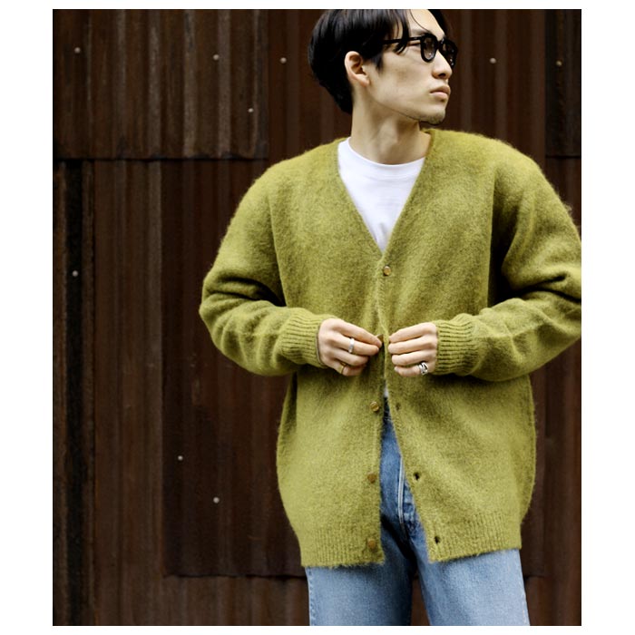 ニードルズ NEEDLES Solid モヘア カーディガン Mohair Cardigan