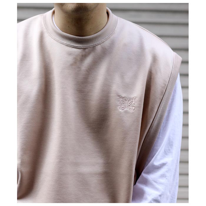 ニードルズ NEEDLES スリーブレス ジャージ― Tシャツ Sleeveless