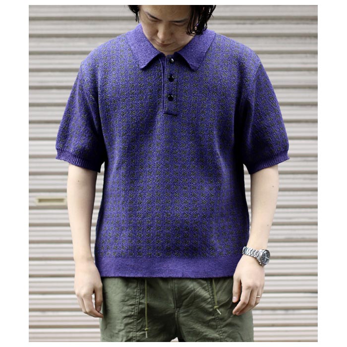 ニードルズ NEEDLES 和紙 ポロ セーター Polo Sweater