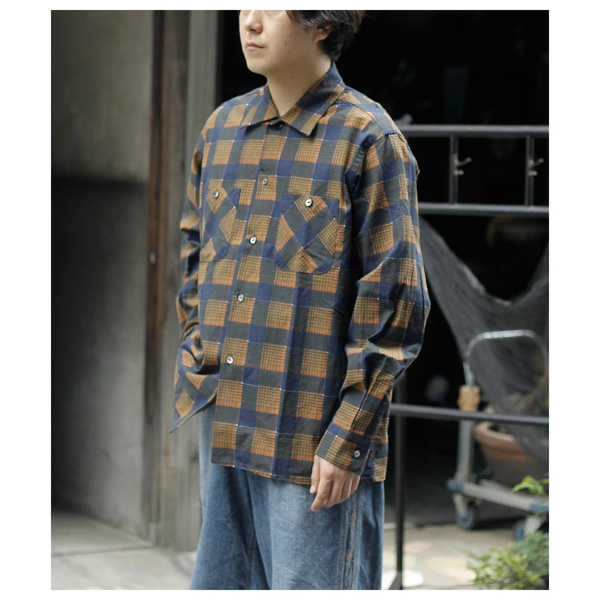 25aw needles ワンナップカラー プリントフランネルチェックシャツ 25aw needles ワンナップカラー プリントフランネルチェック