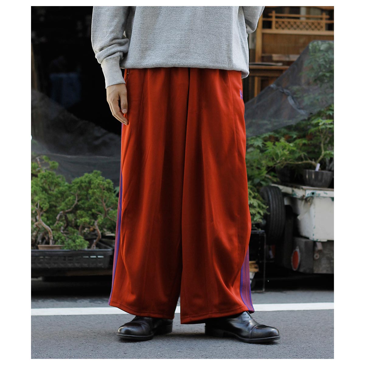 ニードルズパンツ NEEDLES(ニードルズ) 別注ラメ Track Pant - Poly Smooth | B