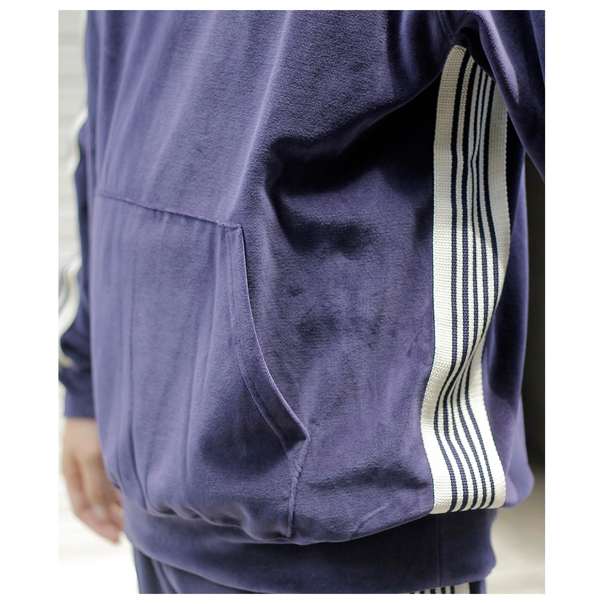 ニードルズ NEEDLES ベロア トラック フーディー Track Hoody
