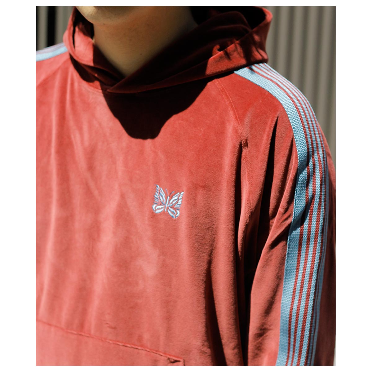 ニードルズ NEEDLES ベロア トラック フーディー Track Hoody
