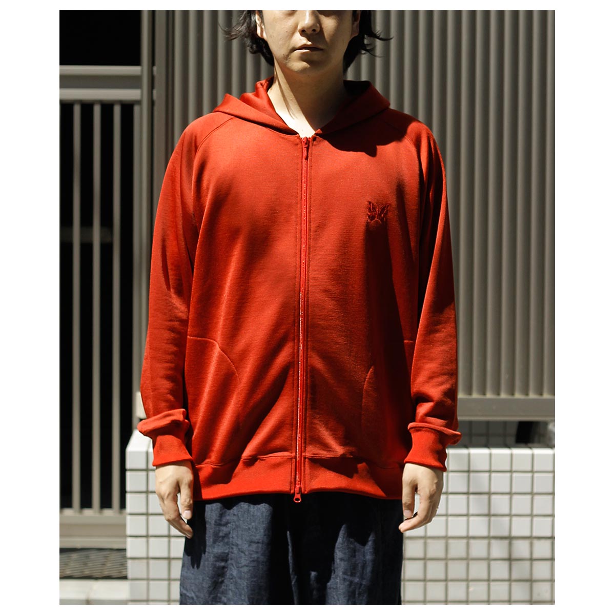 Needles ジップフーディ Bright Jersey すぐ届く NEEDLES【ニードルズ】Zipped hoody -bright jersey 