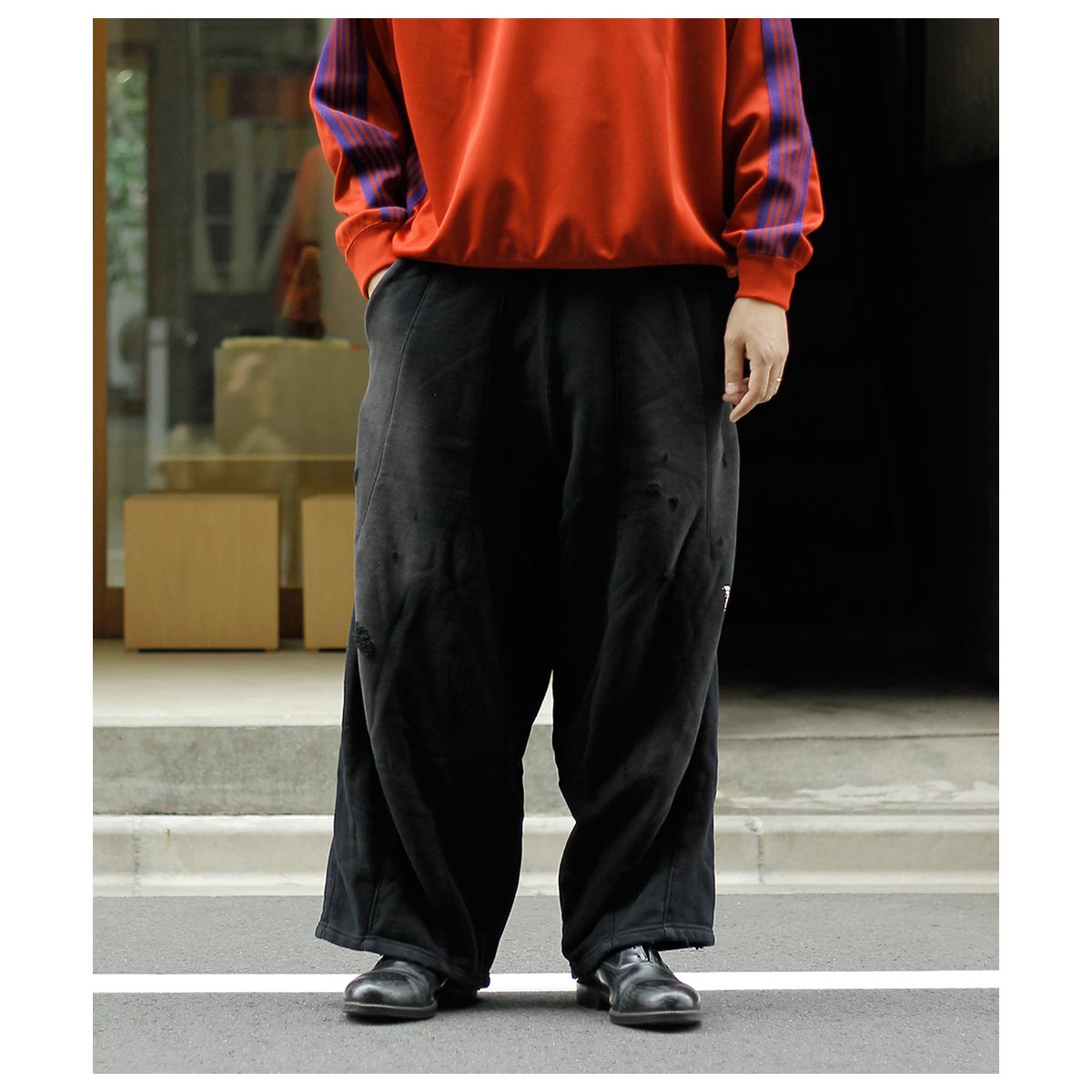 ニードルズ NEEDLES デコンストラクテッド H.D. スウェットパンツ