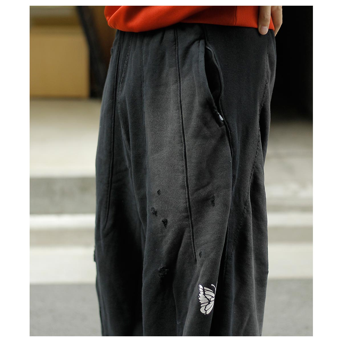 ニードルズ NEEDLES デコンストラクテッド H.D. スウェットパンツ