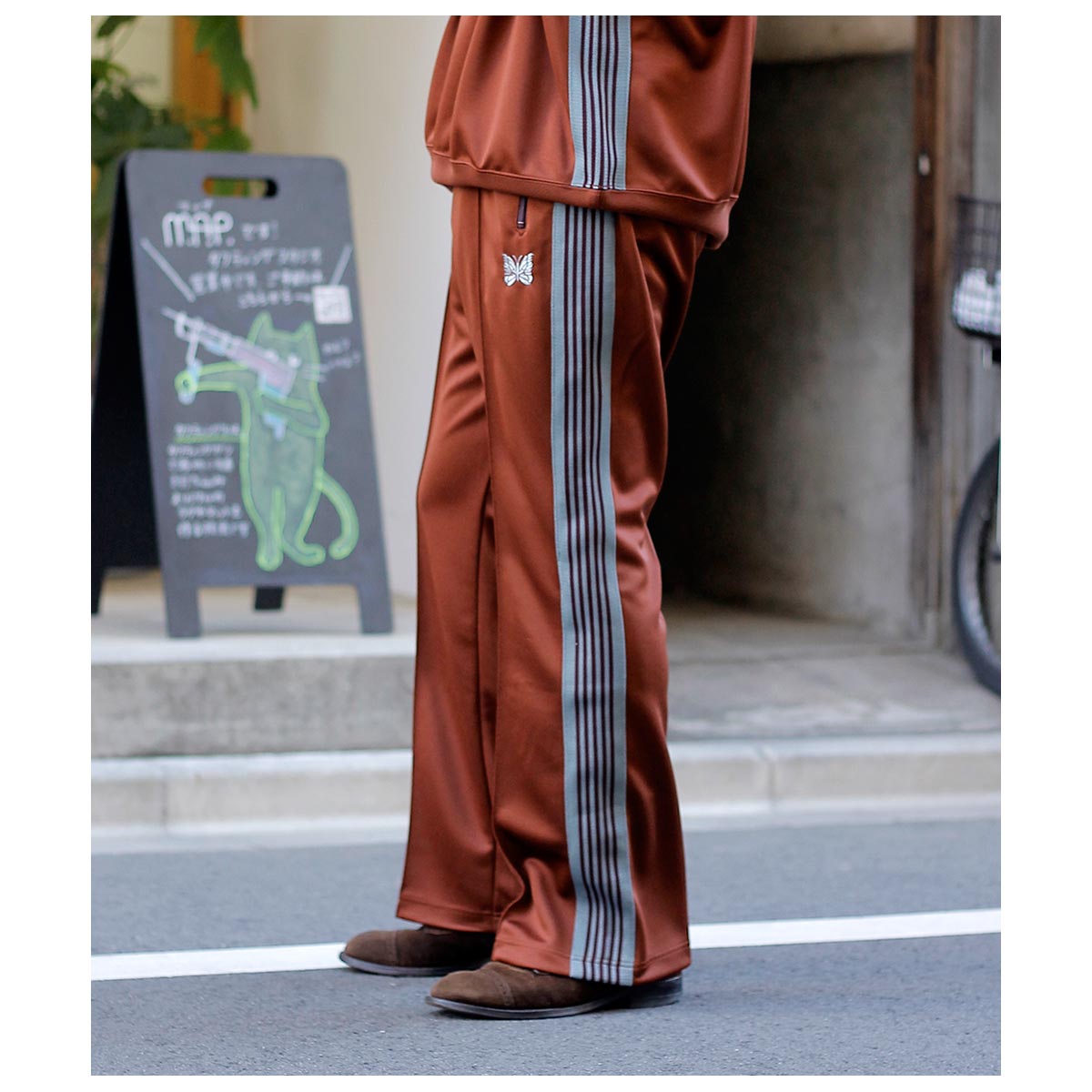 ニードルズ NEEDLES ポリスムース ブーツカット トラック パンツ Boot