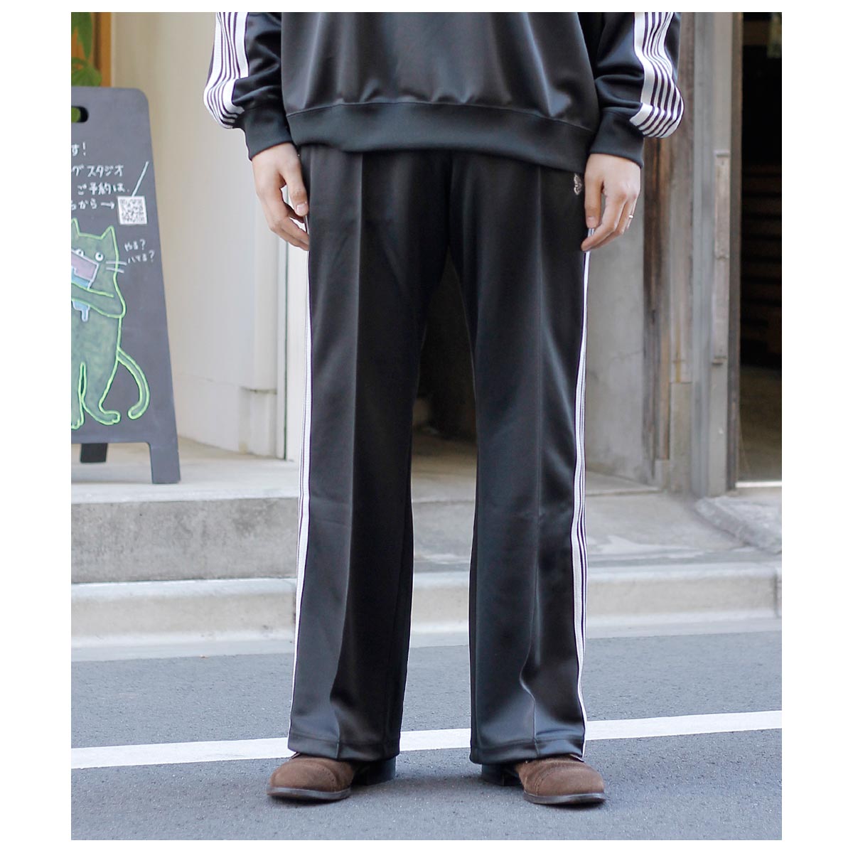 ニードルズ NEEDLES ポリスムース ブーツカット トラック パンツ Boot