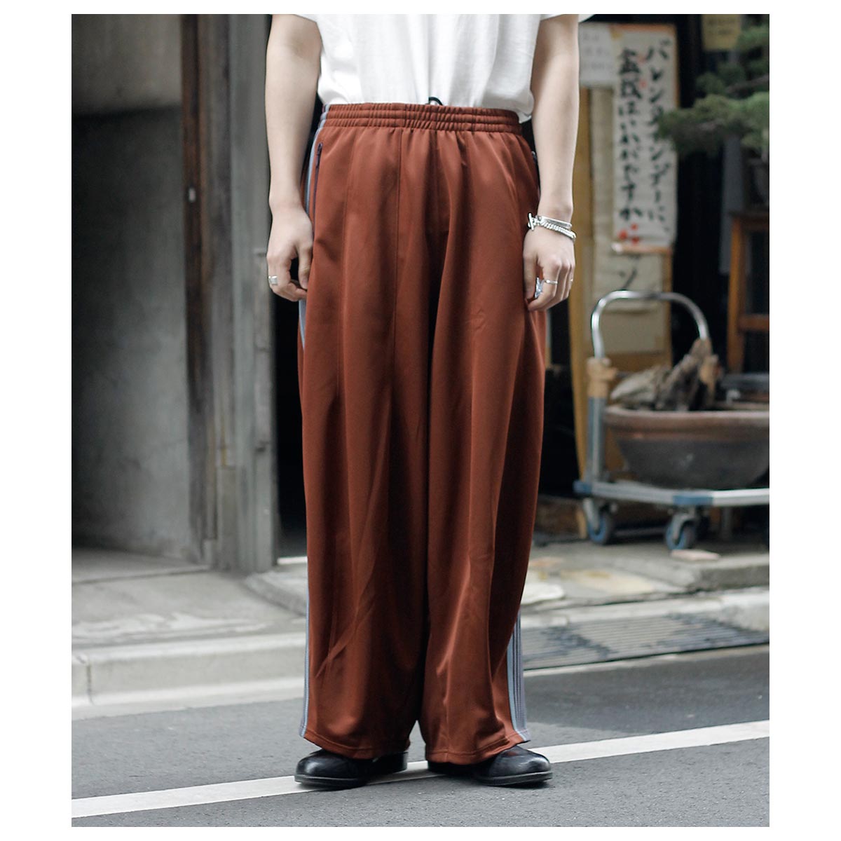 ニードルズ NEEDLES ポリスムース ヒザデルトラックパンツ H.D. Track