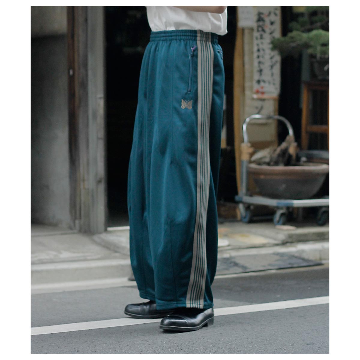 ニードルズ NEEDLES ポリスムース ヒザデルトラックパンツ H.D. Track