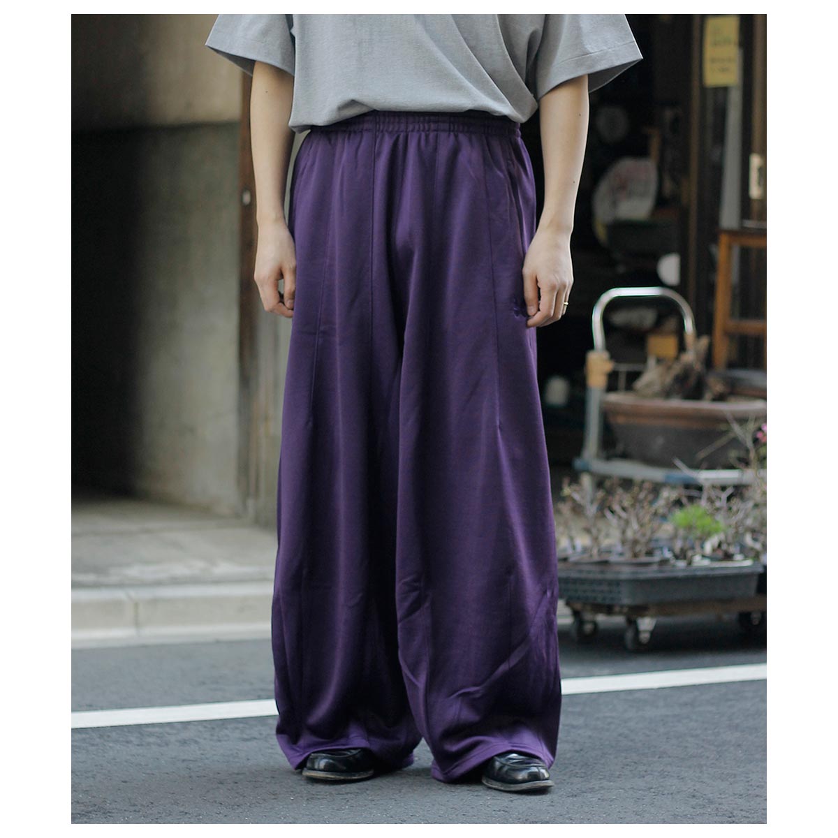 ニードルズ NEEDLES ブライトジャージー ヒザデル スウェット パンツ