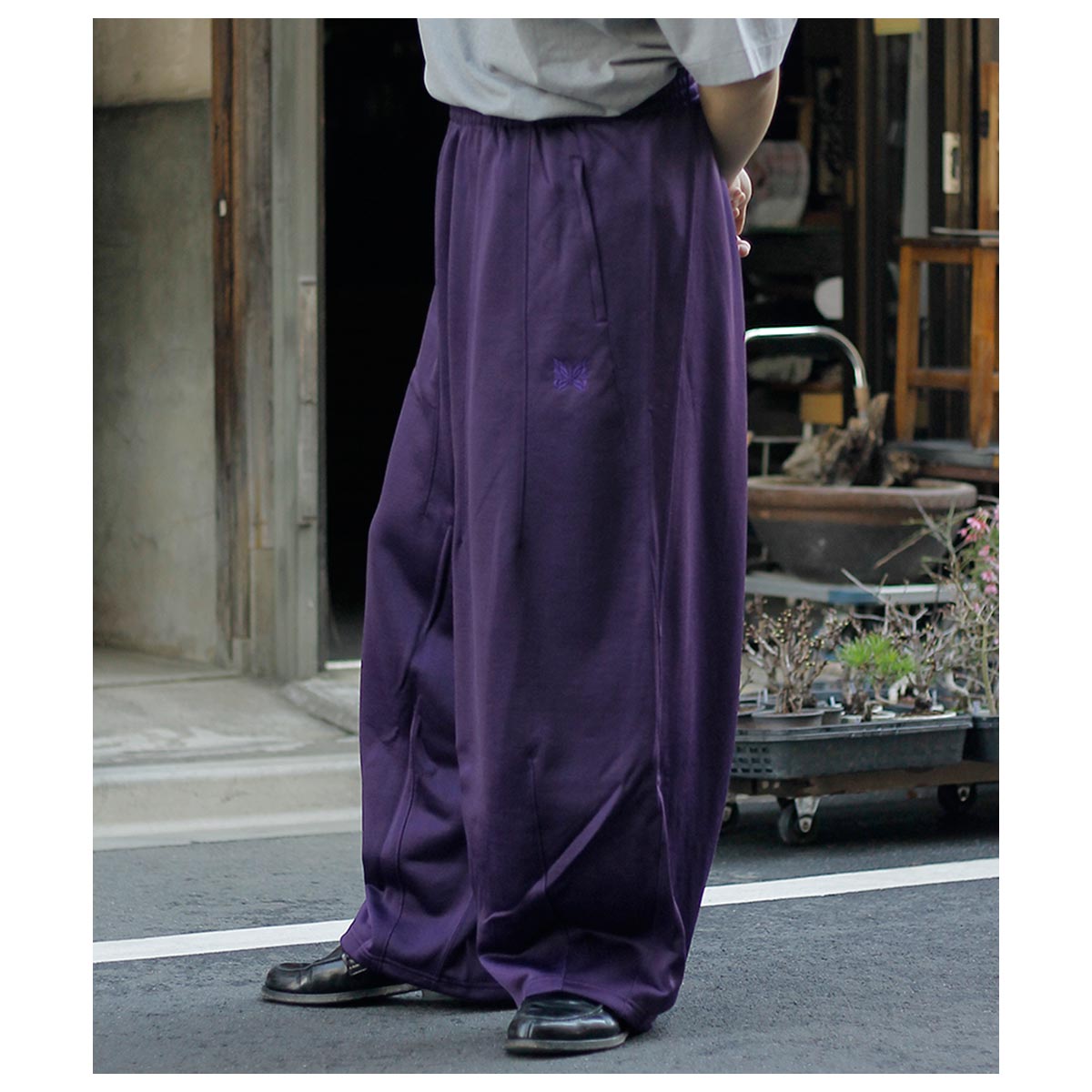 ニードルズ NEEDLES ブライトジャージー ヒザデル スウェット パンツ