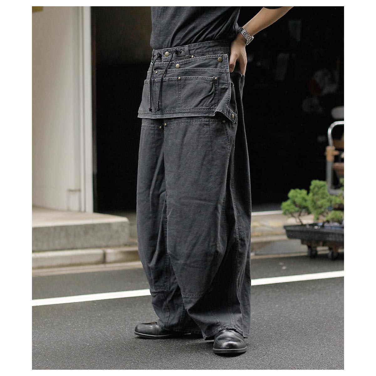 ニードルズ NEEDLES H.D.エプロンパンツ サルファー ダイ ダック H.D.
