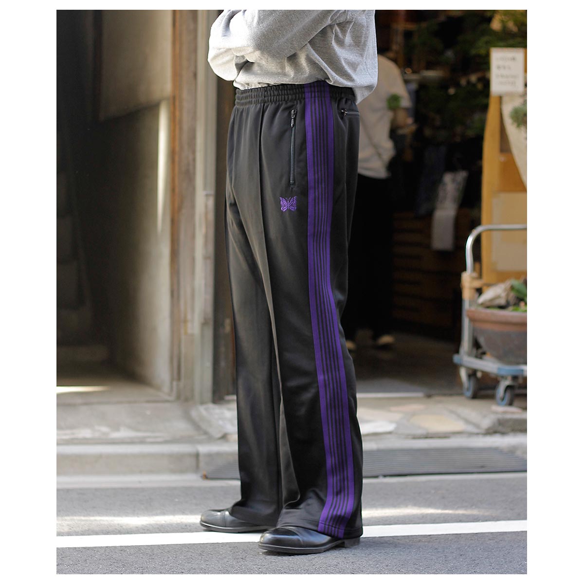 ニードルズ NEEDLES ブーツカットトラック パンツ ポリスムースBoot