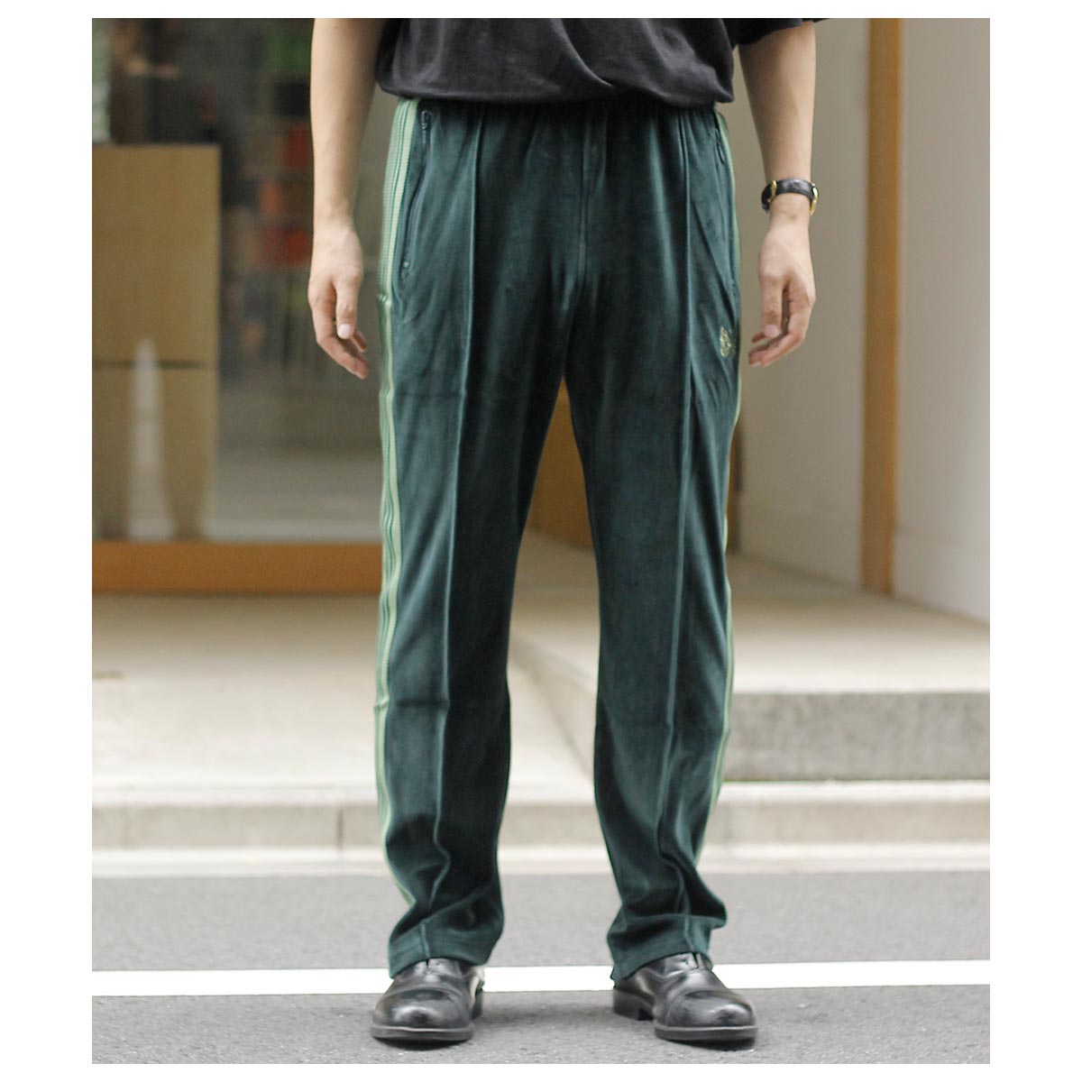 ニードルズ NEEDLES ベロア ナロートラック パンツ Narrow Track Pant