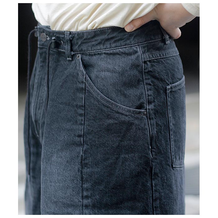 ニードルズ NEEDLES 12ozデニム ヒザデル バギー パンツ H.D.