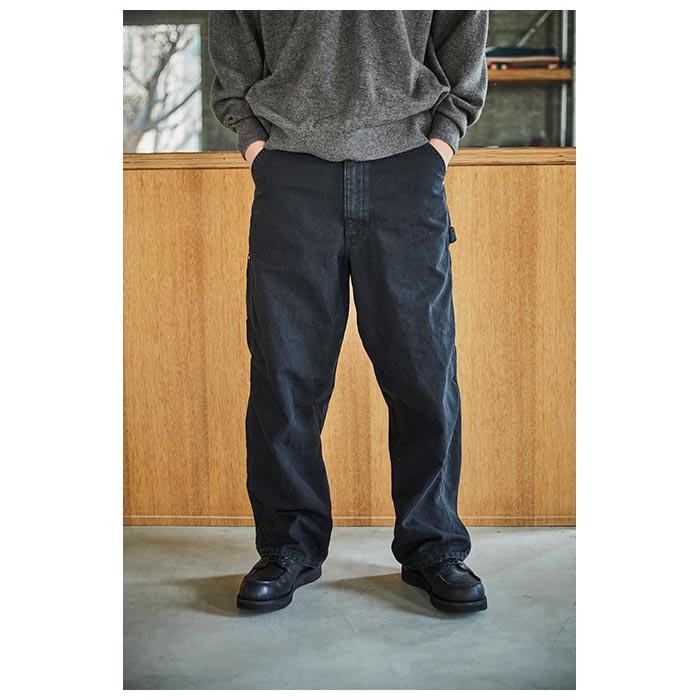orSlow オアスロウ ワーク ペインターパンツ ブラック サイズ1 orSlow オアスロウ デニム ペインター パンツ ワンウォッシュ