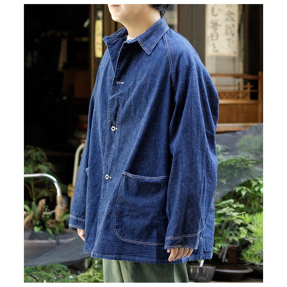 【完売】オアスロウ orslow 40's COVE RALL 第二次世界大戦 廃盤】オアスロウ orslow 40's COVE RALL 第二次世界大戦