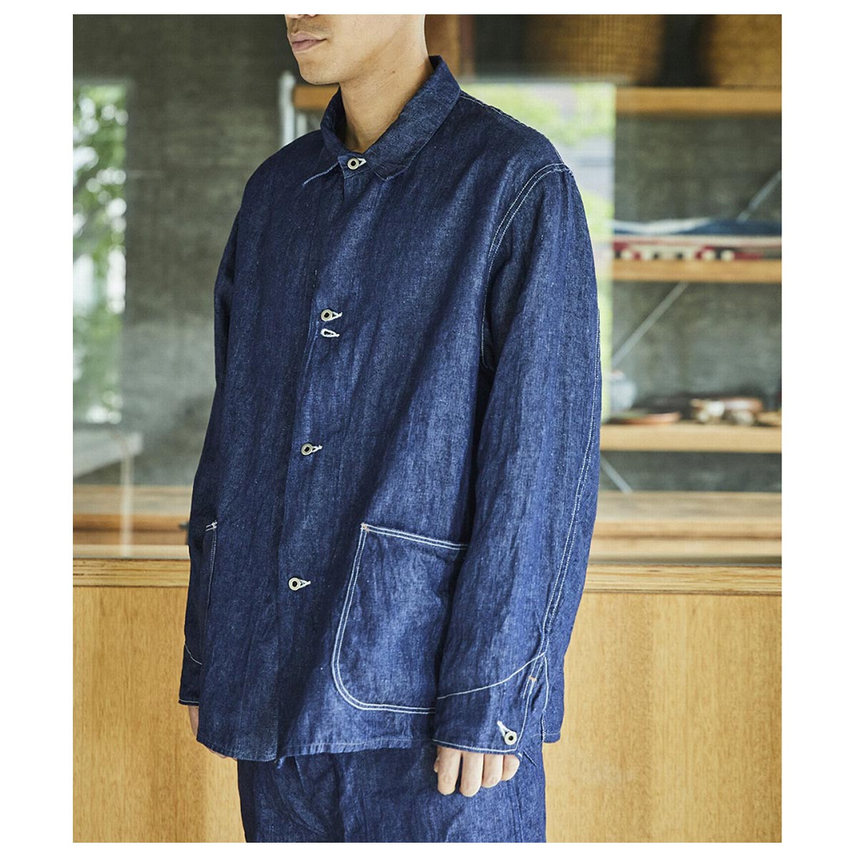 orSlow オアスロウ 26SS シーズナル リネン デニム 大戦 カバーオール