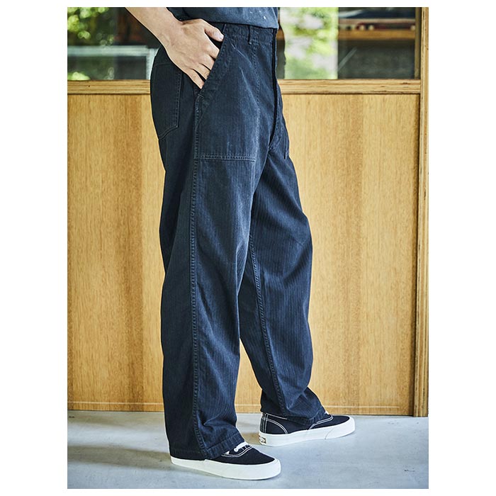 orSlow オアスロウ 25SSシーズナル ヘリンボーンツイル サマー