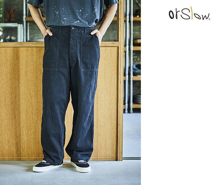 orSlow オアスロウ 25SSシーズナル ヘリンボーンツイル サマー