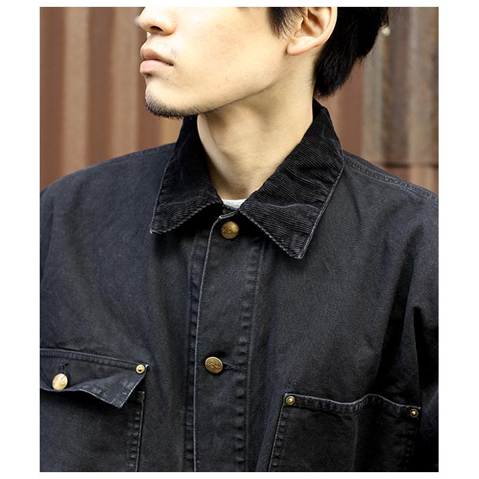orSlow オアスロウ ルーズフィット ブラックダック カバーオール orSlow オアスロウ ルーズフィット ブラックダック カバーオール