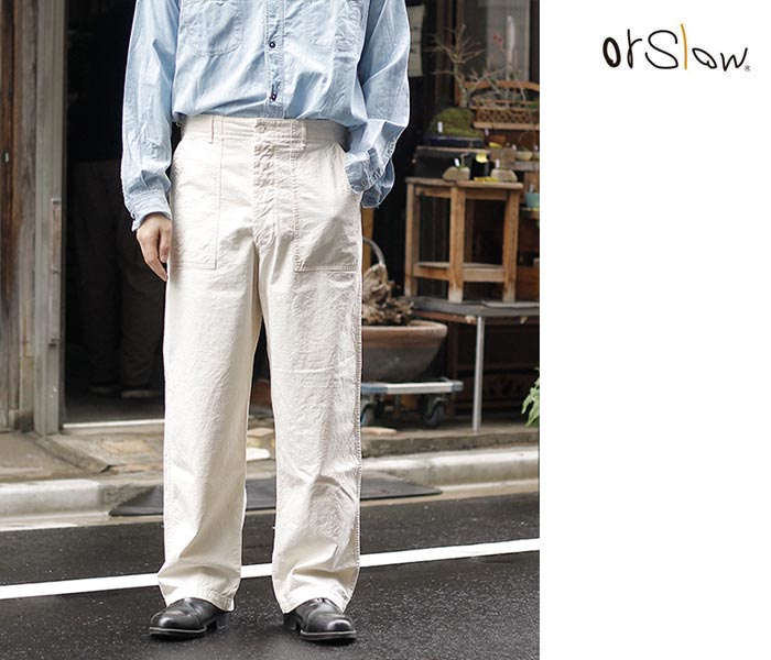 オアスロウ orSlow/ファティーグパンツ ベイカーパンツ/SLIM FIT
