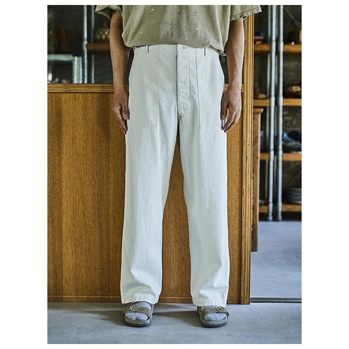 orSlow オアスロウ 25SSシーズナル ヘリンボーンツイル サマー