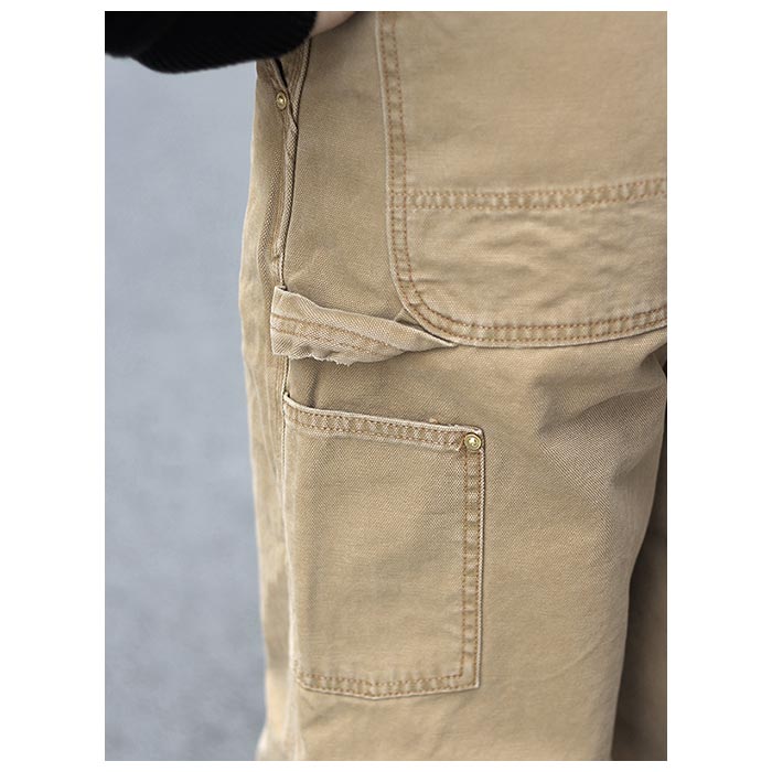 orSlow オアスロウ ルーズフィット ペインター パンツ ブラウン