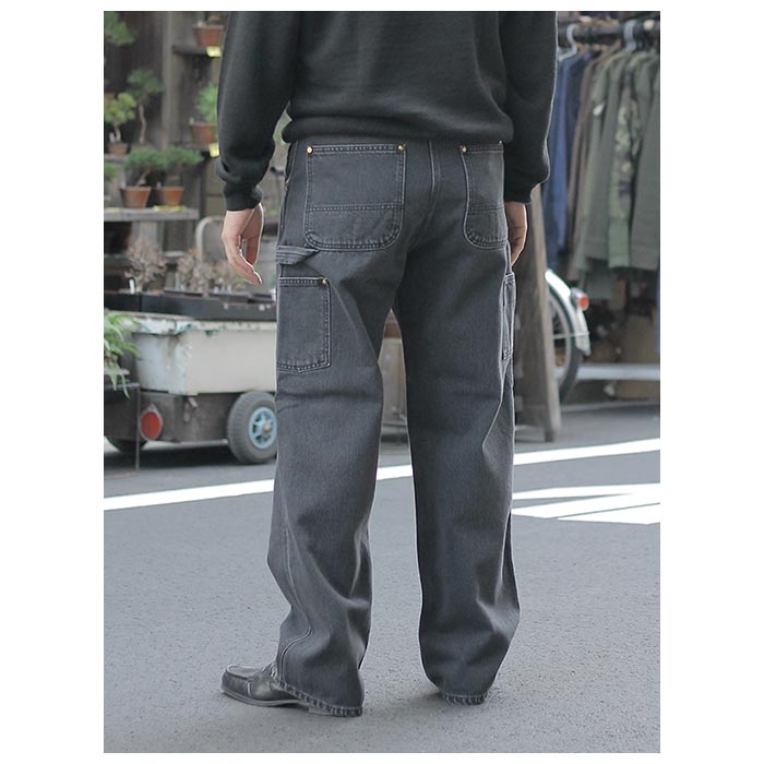 orSlow オアスロウ ルーズフィット ペインター パンツ ブラック