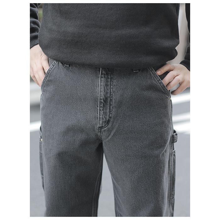 orSlow オアスロウ ルーズフィット ペインター パンツ ブラック
