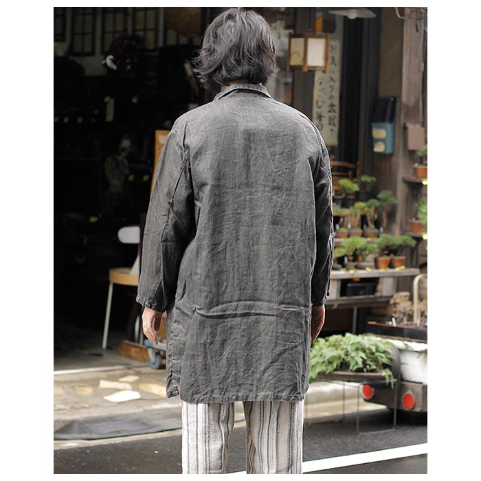 orSlow オアスロウ ショップコート グリーン ヘリンボーン SHOP