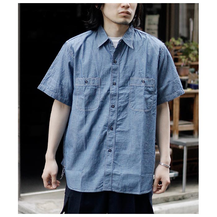orSlow オアスロウ ショートスリーブ シャンブレー ワーク