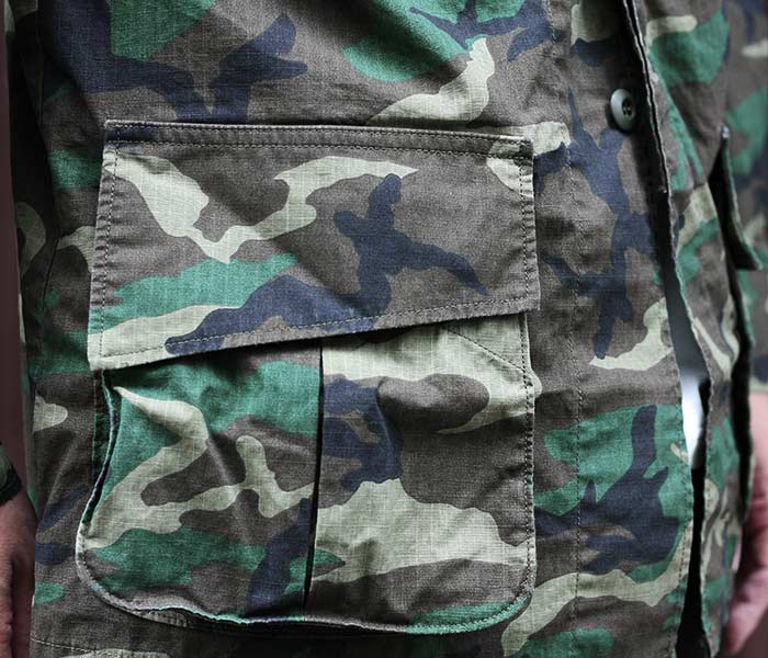 orSlow オアスロウ ウッドランドカモ U.S.ARMY RIP ミリタリー