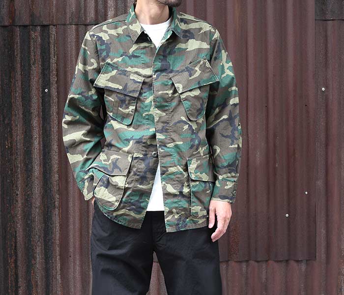 orSlow オアスロウ ウッドランドカモ U.S.ARMY RIP ミリタリー