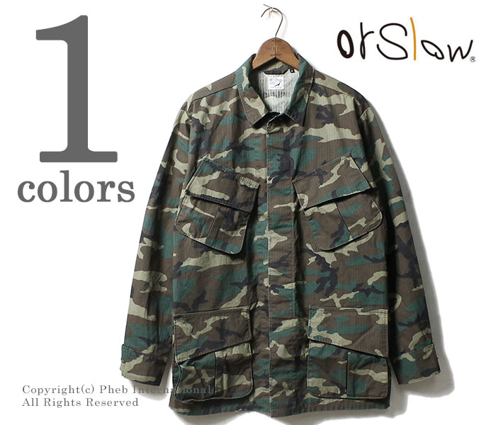 orSlow オアスロウ ユーティリティシャツ ブラックストーン