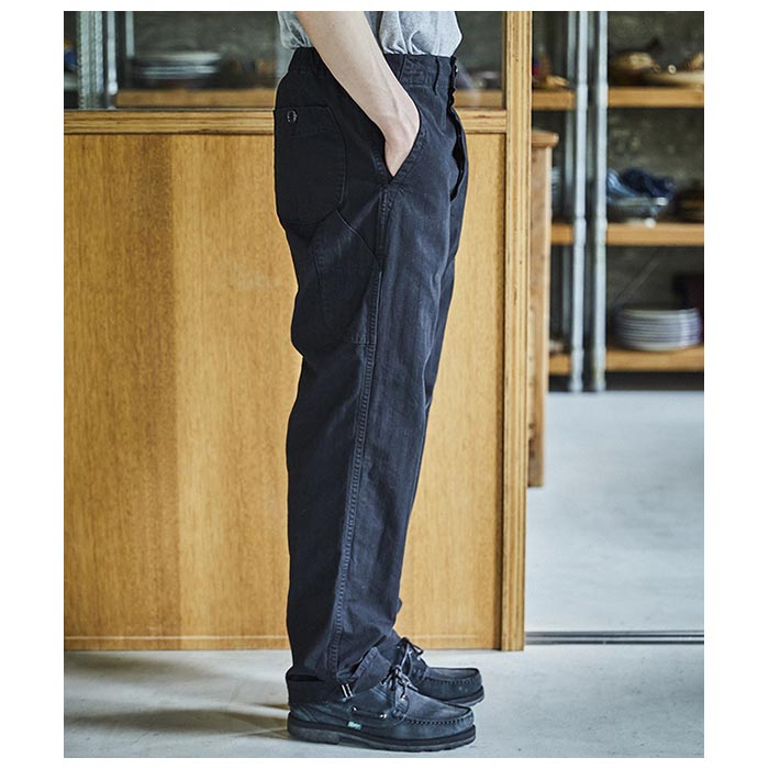 メーカー直売 - 人気ランキング orSlow オアスロウ フレンチワーク パンツ ブラック FRENCH WORK パンツ