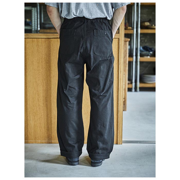 orSlow オアスロウ フレンチワークパンツ ブラック orslow / WIDE FIT FRENCH WORK PANTS BLACK – CASDAY / キャスデイ