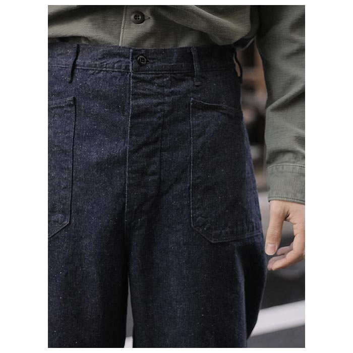 orSlow オアスロウ サイド シームレス デニムパンツ US NAVY SIDE