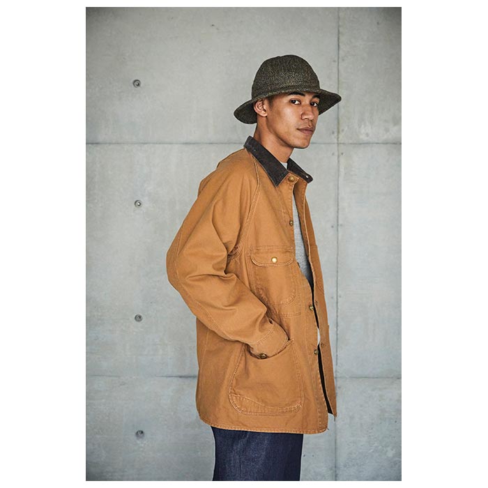 orSlow オアスロウ オックスフォード ブラウンカバーオール 50年代