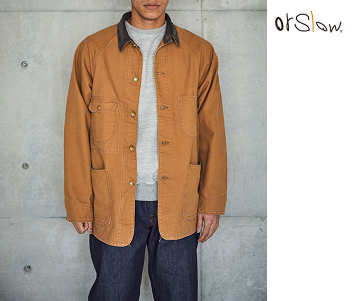 orSlow オアスロウ オックスフォード ブラウンカバーオール 50