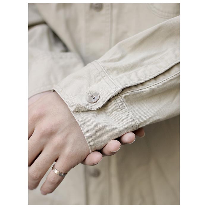 orSlow オアスロウ ヴィンテージフィット ワークシャツ ベージュ